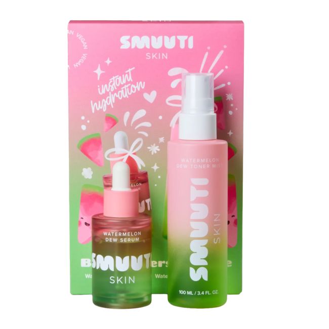 SMUUTI BEST SELLERS BUNDLE veido dulksna (30 ml) + drėkinamasis serumas (100 ml)