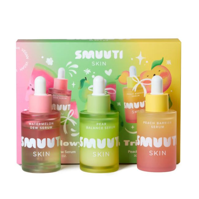 SMUUTI GLOWY SERUM TRIO veido serumai (3 vnt.)