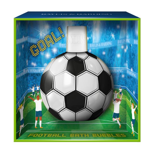 BAYLIS & HARDING FOOTBALL BATH BUBBLES vonios putos, 250 ml