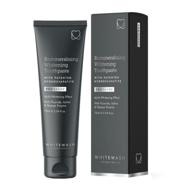 WHITEWASH REMINERALISING WHITENING dantų pasta, 75 ml