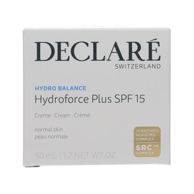 DECLARE HYDRO BALANCE HYDROFORCE PLUS SPF15 veido kremas, 50 ml