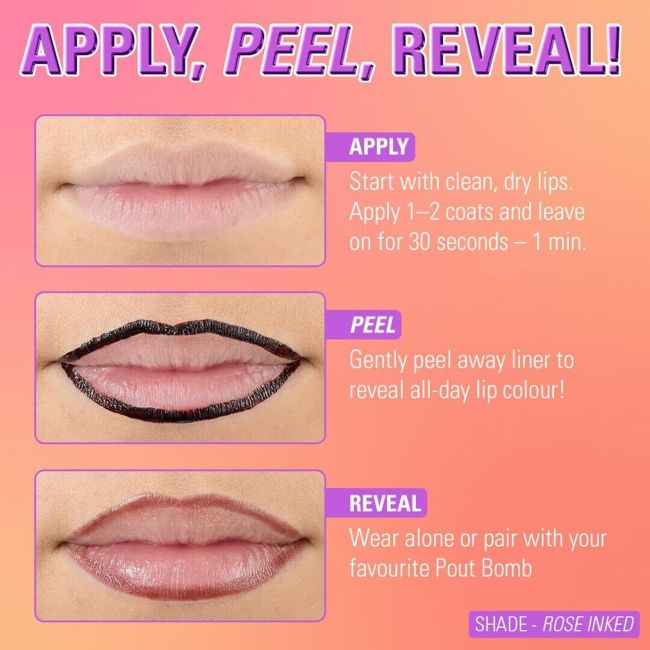 MAKEUP REVOLUTION LIP SHIFT INK PEEL-OFF lūpų kontūro pieštukas, 1,8 ml
