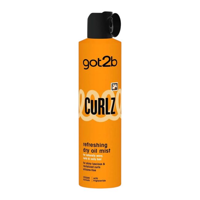 GOT2B CURLZ REFRESHING sauso plaukų aliejaus purškiklis, 200 ml