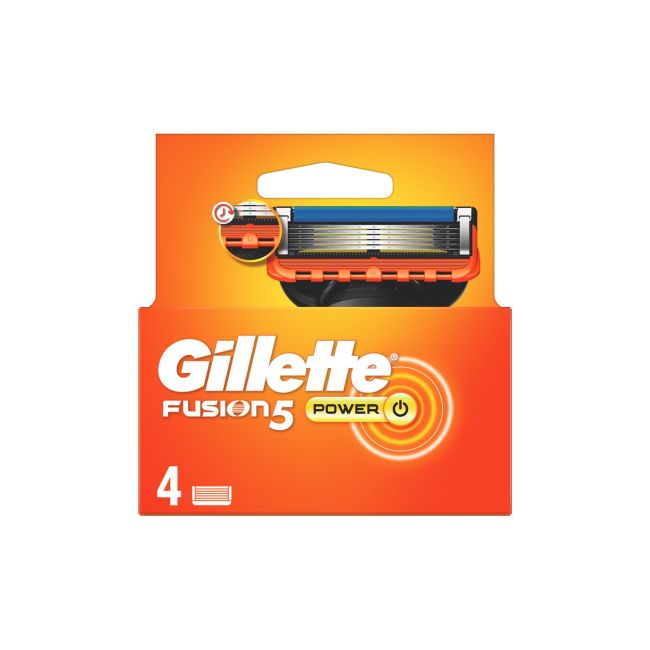 GILLETTE FUSION POWER PROGLIDE skustuvo galvutės (4 vnt.)