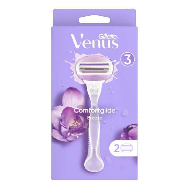 GILLETTE VENUS BREEZE skustuvas ir 2 keičiamosios galvutės