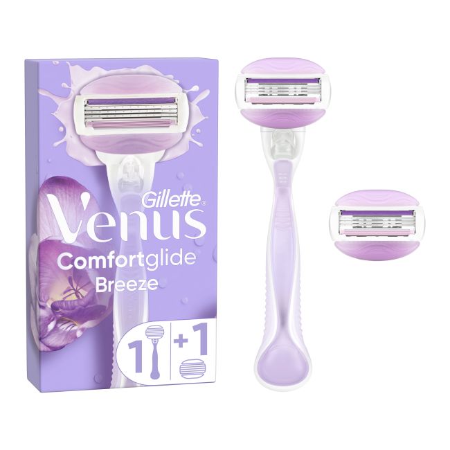 GILLETTE VENUS BREEZE skustuvas ir 2 keičiamosios galvutės