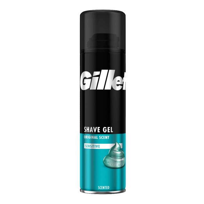 GILLETTE SENSITIVE skutimosi želė, 200 ml