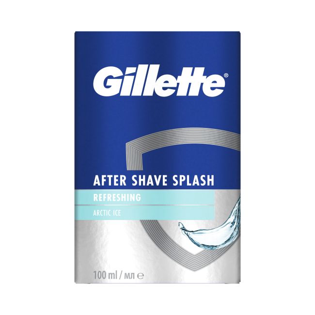 GILLETTE ARCTIC ICE losjonas po skutimosi, 100 ml