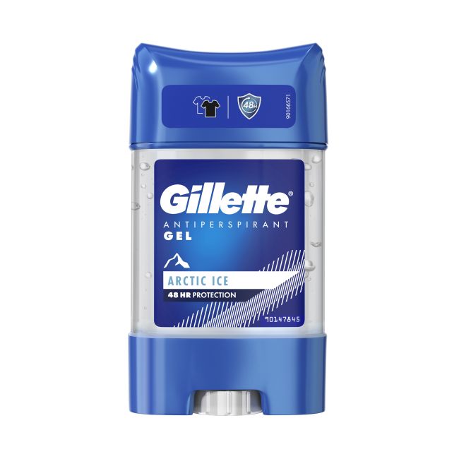 GILLETTE GEL ARCTIC ICE pieštukinis antiperspirantas, 70 ml
