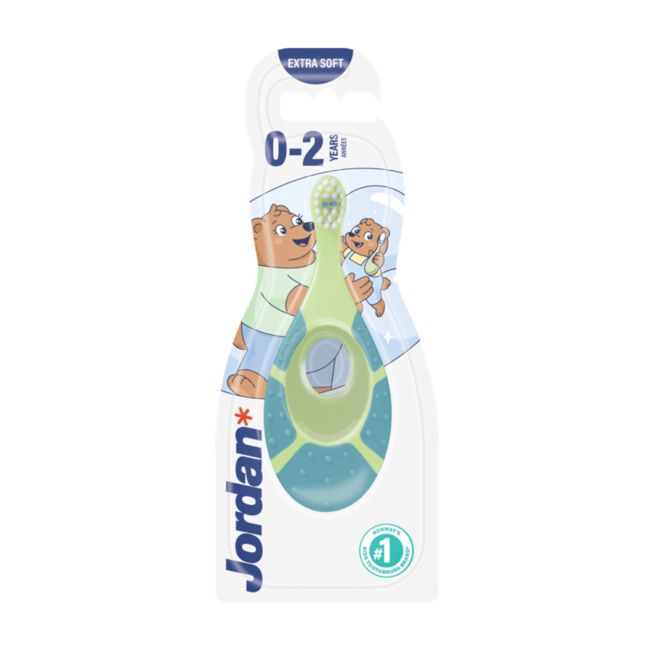 JORDAN 0 - 2 YEARS SOFT dantų šepetėlis