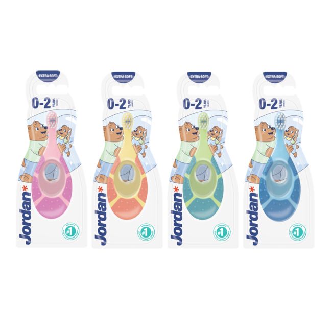 JORDAN 0 - 2 YEARS SOFT dantų šepetėlis
