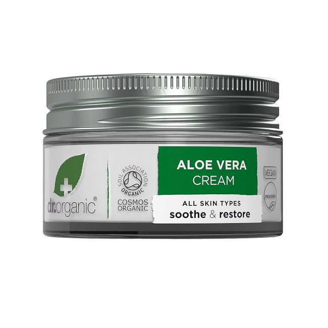 DR.ORGANIC ALOE VERA veido kremas, 50 ml