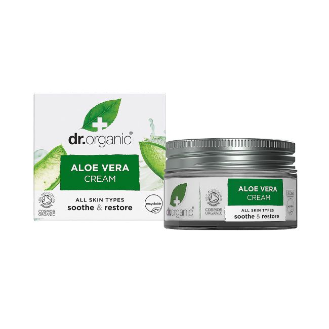 DR.ORGANIC ALOE VERA veido kremas, 50 ml
