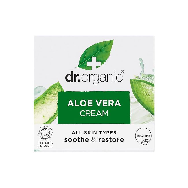 DR.ORGANIC ALOE VERA veido kremas, 50 ml