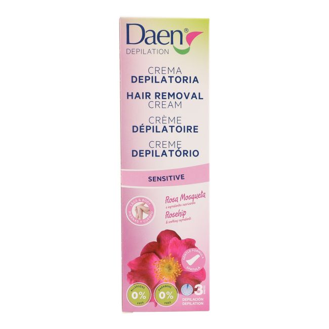 DAEN ROSA MOSQUETA kūno depiliacinis kremas, 125 ml