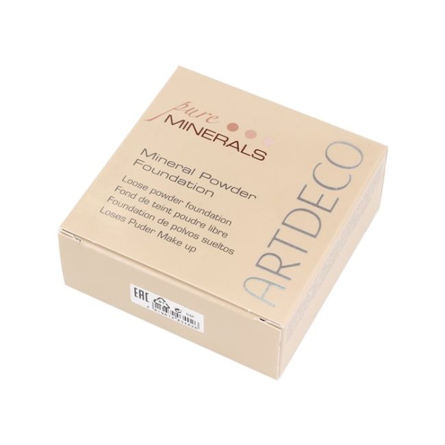 ARTDECO PURE MINERALS biri mineralinė pudra/makiažo pagrindas, 15 g