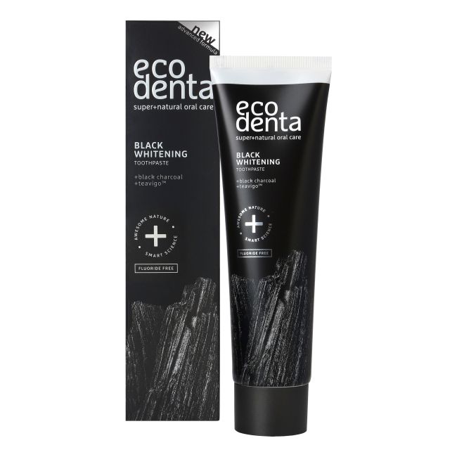 ECODENTA juoda dantų pasta, 100 ml