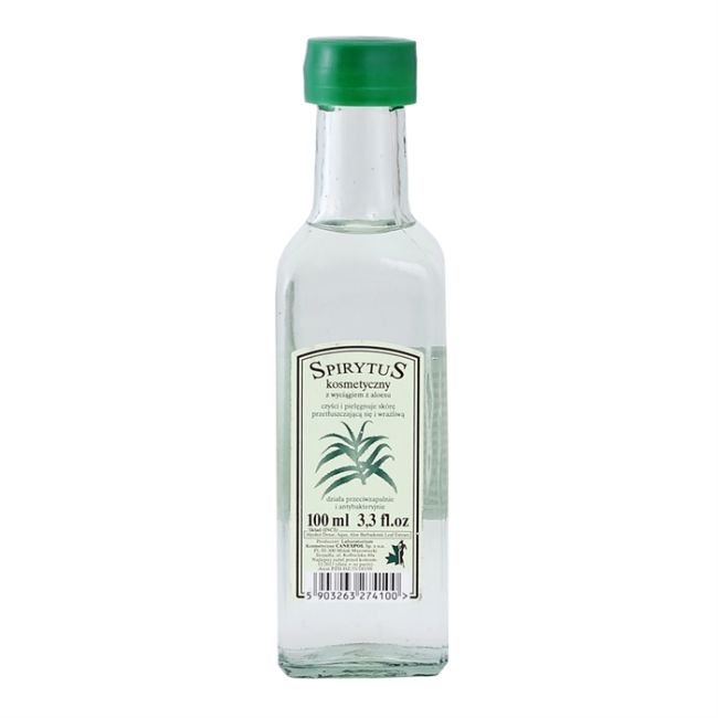 SPIRYTUS ALOE VERA kosmetinis odos tirpalas, 100/110 ml