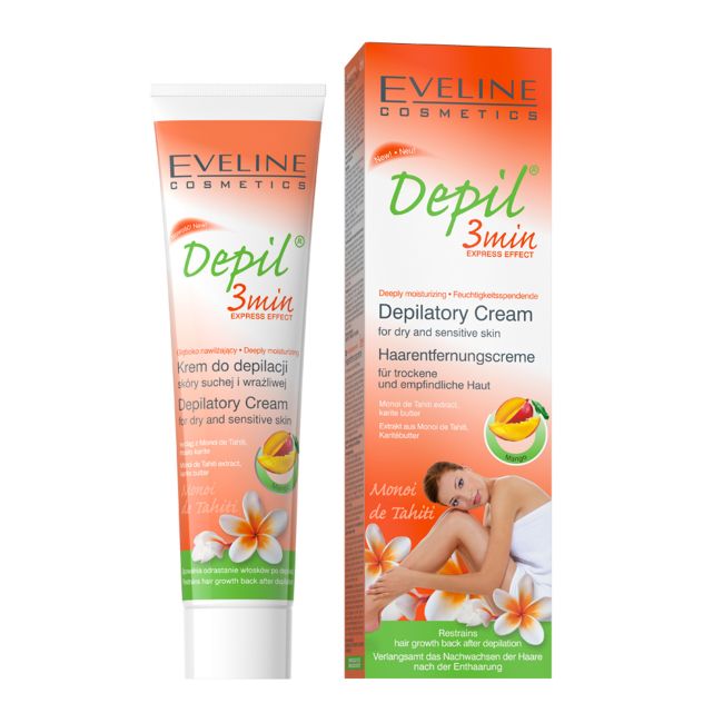 EVELINE DEPIL 3 MINUTES depiliacinis kremas, 125 ml