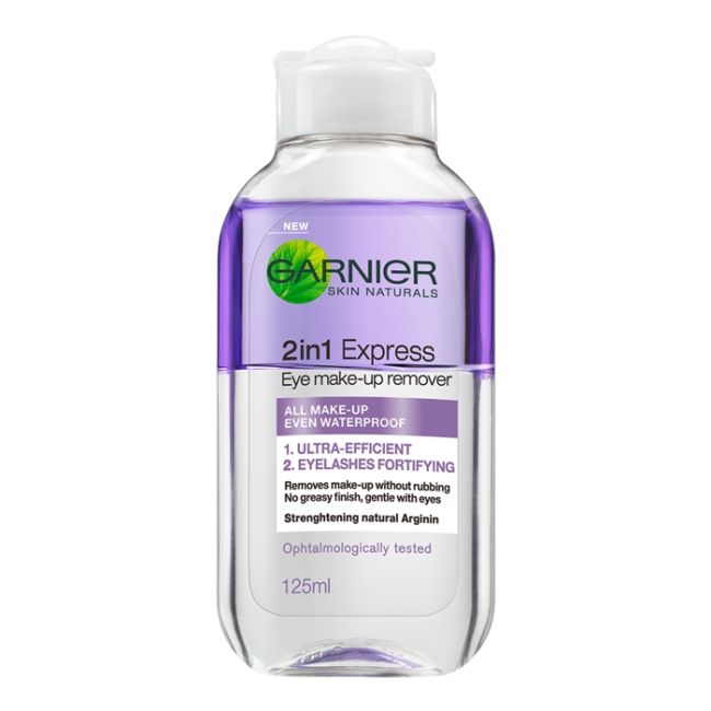 GARNIER dvifazis akių makiažo valiklis, 125 ml