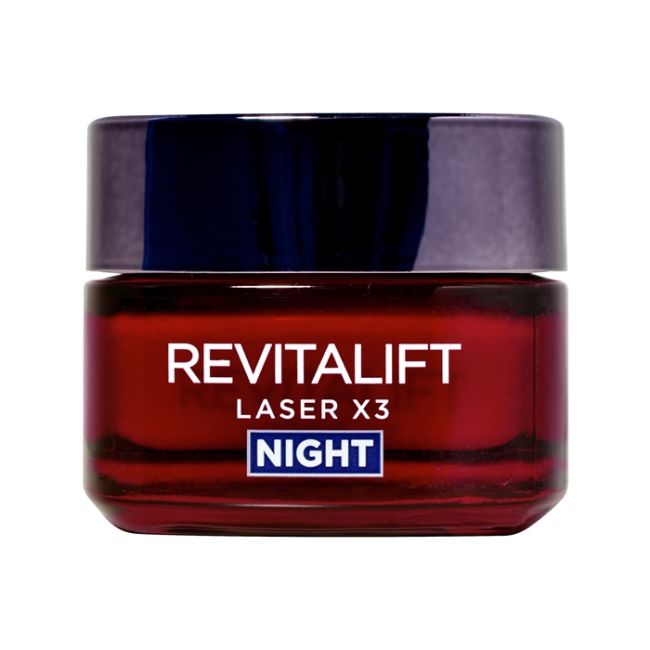 L'OREAL REVITALIFT LASER X3 naktinis kremas arba kaukė, 50 ml