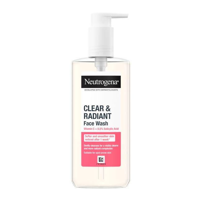 NEUTROGENA REFRESHINGLY CLEAR veido prausiklis, 200 ml