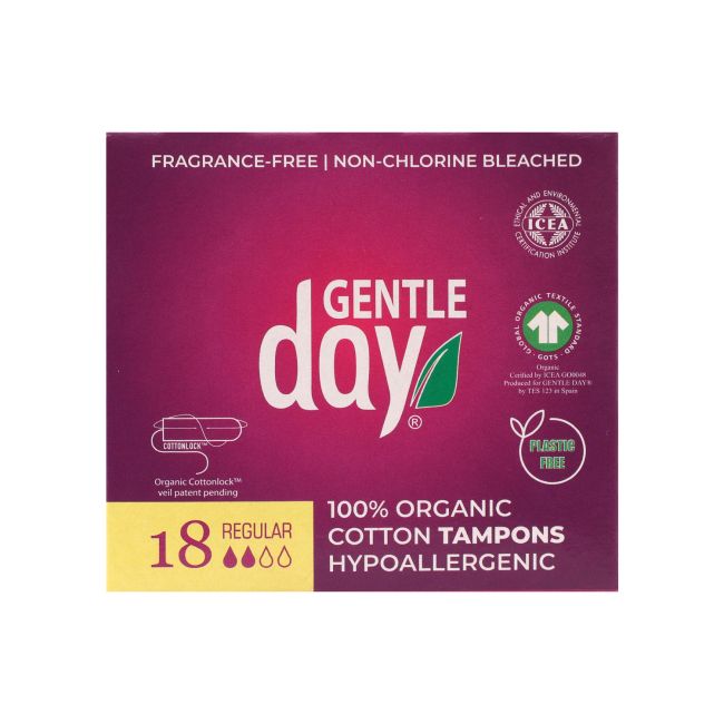 GENTLE DAY REGULAR tamponai (18 vnt.)