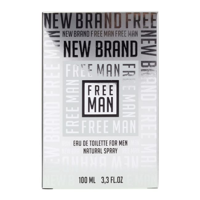 NEW BRAND FREE MAN tualetinis vyrų vanduo, 100 ml