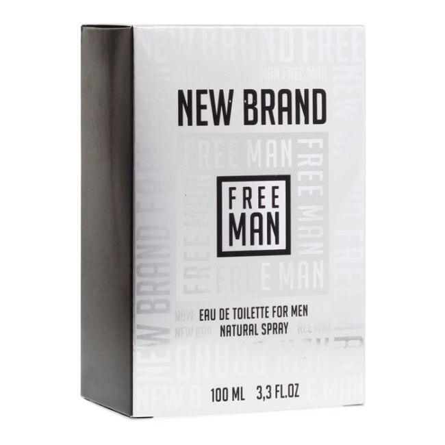 NEW BRAND FREE MAN tualetinis vyrų vanduo, 100 ml