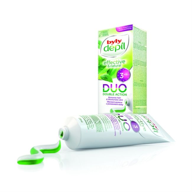 BYLY DUO MINT & GREEN TEA depiliacinis kremas, 130 ml