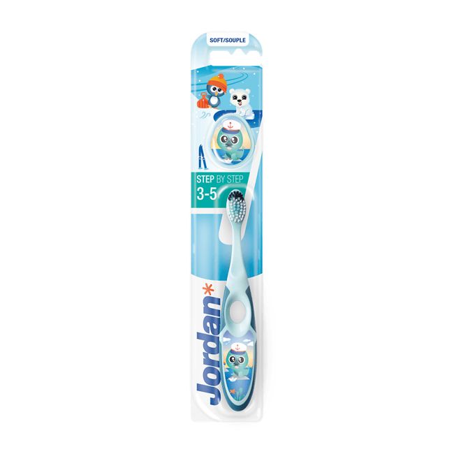 JORDAN 3-5 YEARS SOFT dantų šepetėlis