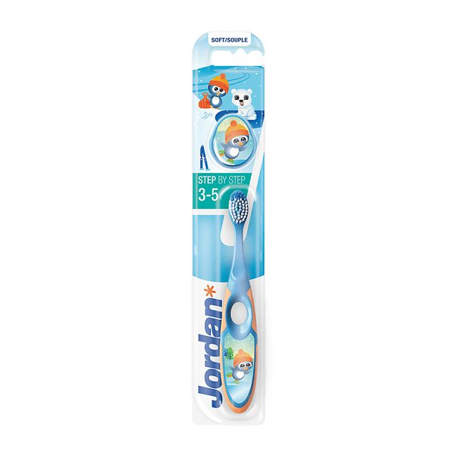 JORDAN 3-5 YEARS SOFT dantų šepetėlis