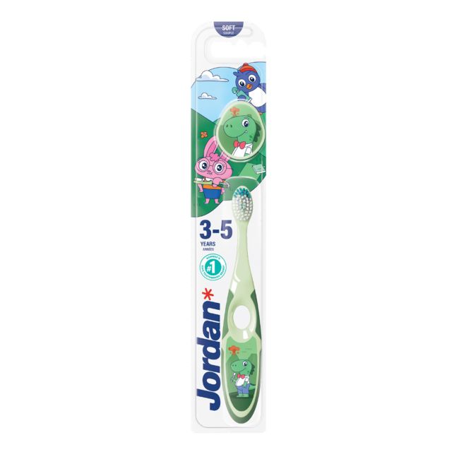 JORDAN 3-5 YEARS SOFT dantų šepetėlis