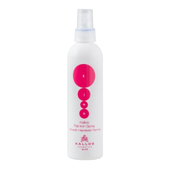 KALLOS KJMN FLAT IRON apsauginis plaukų purškiklis, 200 ml