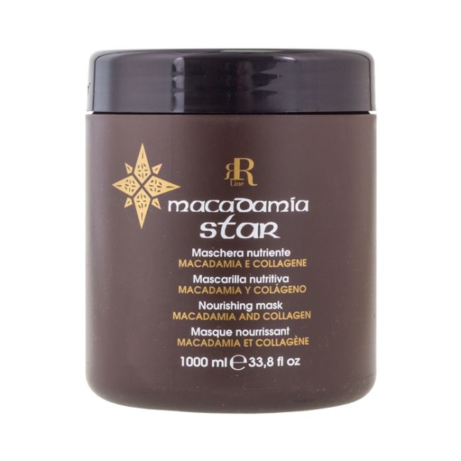 RR LINE MACADAMIA STAR plaukų kaukė, 1000 ml