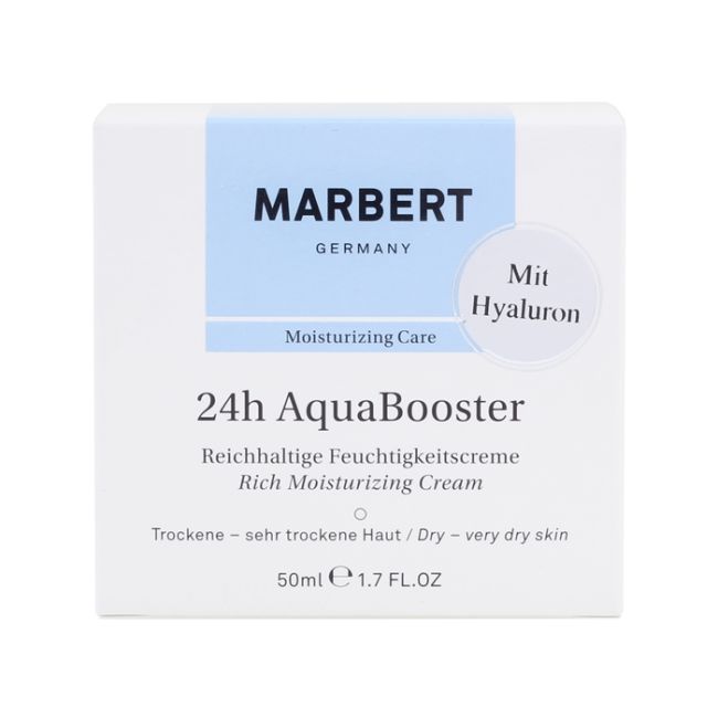 MARBERT 24H AQUA BOOSTER RICH veido kremas, 50 ml