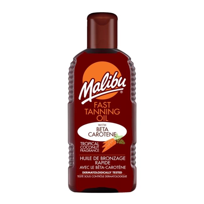 MALIBU FAST TANNING greito įdegio aliejus, 200 ml