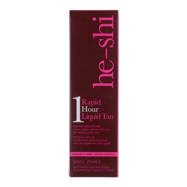 HE - SHI 1 HOUR savaiminio įdegio skystis, 150 ml