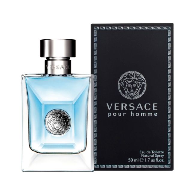 VERSACE POUR HOMME tualetinis vanduo vyrams, 50 ml