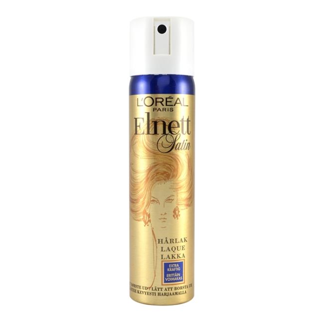L'OREAL ELNETT SATIN EXTRA plaukų lakas, 75 ml