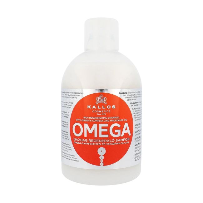 KALLOS OMEGA plaukų šampūnas, 1000 ml