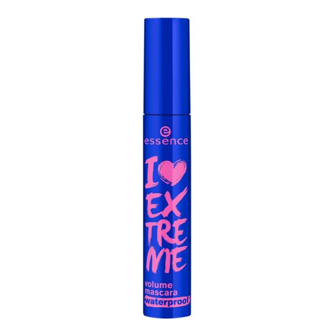 ESSENCE I LOVE EXTREME vandeniui atsparus blakstienų tušas, 12 ml