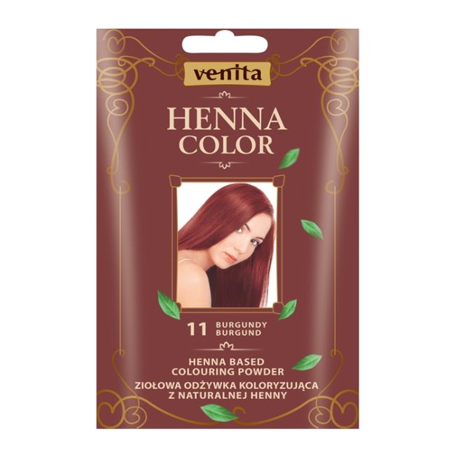 HENNA COLOR dažomasis žolelių balzamas su natūraliąja chna, 25 g