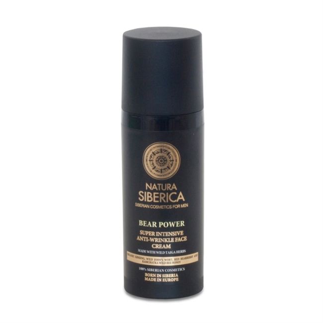 NATURA SIBERICA MEN BEAR POWER vyrų veido kremas, 50 ml