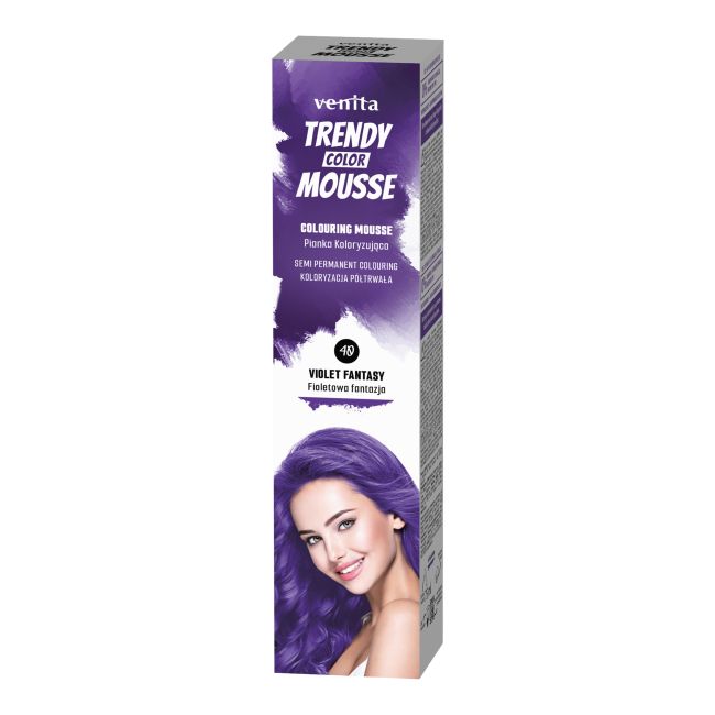 VENITA TRENDY COLOR dažomosios plaukų putos, 75 ml