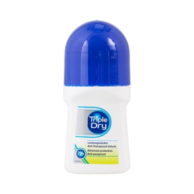 TRIPLE DRY rutulinis dezodorantas - antiperspirantas, 50 ml