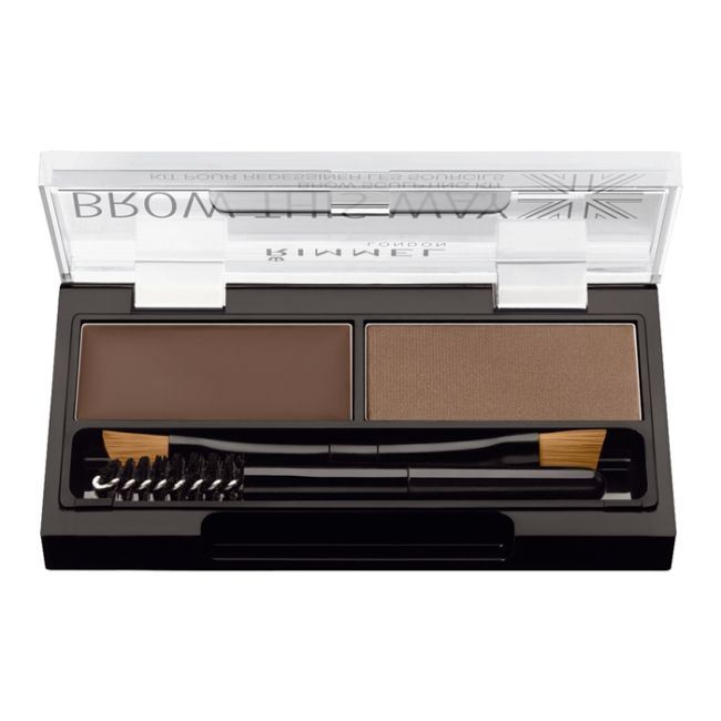 RIMMEL BROW THIS WAY antakių paletė, 1,1 g ir 1,3 g