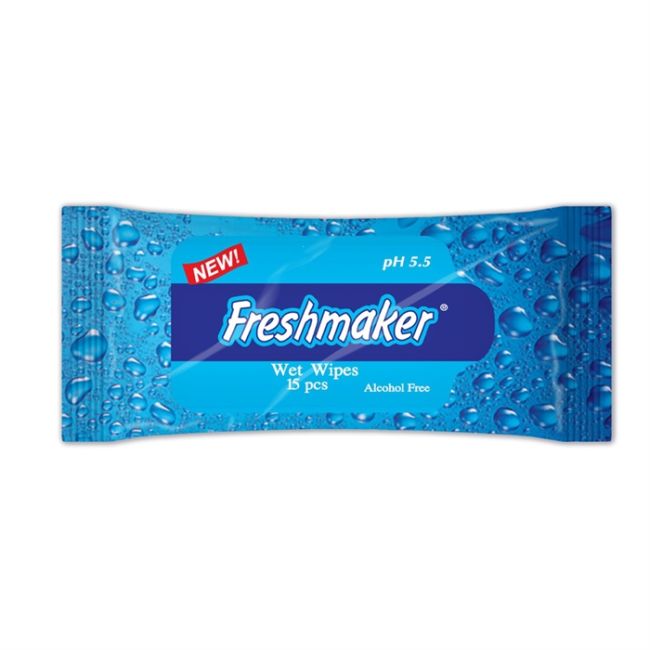 FRESHMAKER drėgnos servetėlės (15 vnt.)