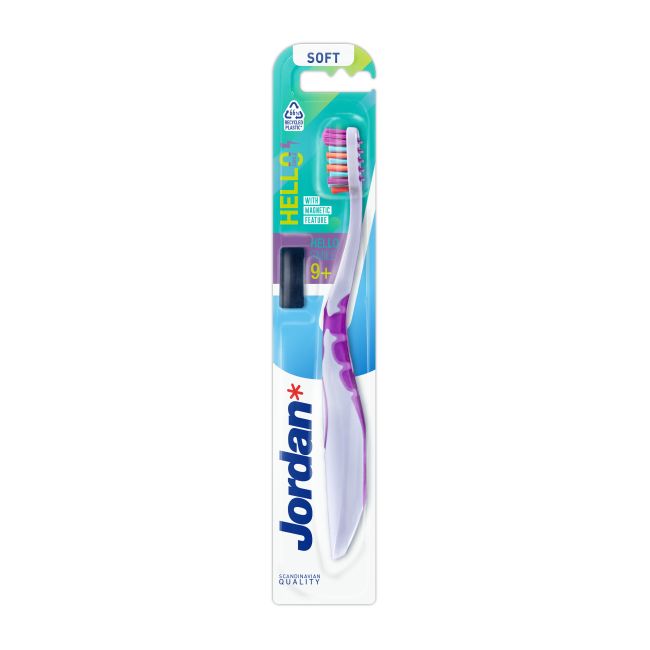 JORDAN HELLO SMILE 9+ SOFT dantų šepetėlis