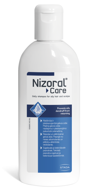 NIZORAL CARE OILY plaukų šampūnas, 200 ml
